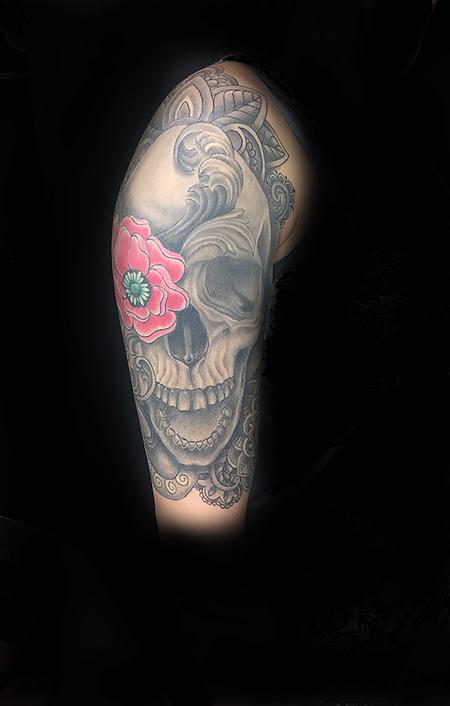 Tattoos - Skully Mandala - 104764
